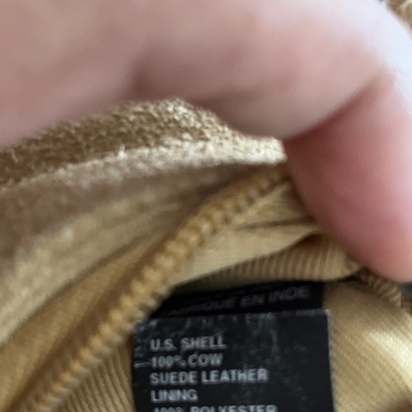 Vintage fringe suede bag - Picture 4 of 4